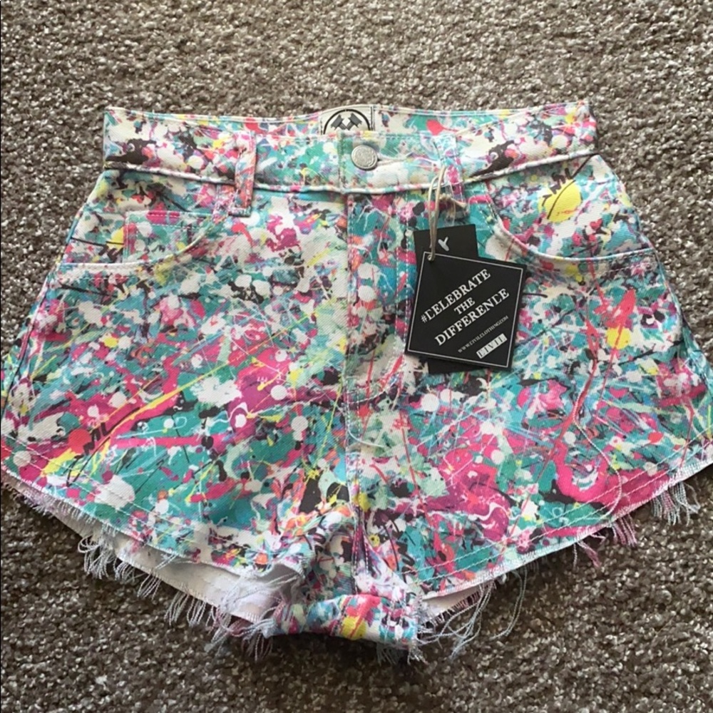 High waisted shorts